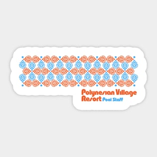 Polynesian Village 1971 C Sticker